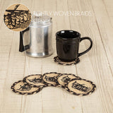 Farmstead Charcoal Plow Coasters-Lange General Store