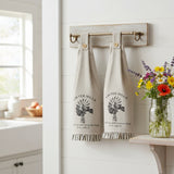 Farmstead Charcoal Towel Set of 2 - Windmill-Lange General Store