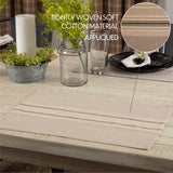 Farmstead Grain Sack Stripe Placemat Set of 6-Lange General Store