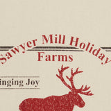 Farmstead Holiday Reindeer and Recipes Towel Set of 3