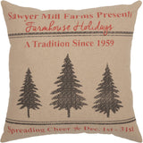 Farmstead Holiday Tree Pillow-Lange General Store