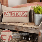 Farmstead Red Farmhouse Pillow-Lange General Store
