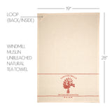 Farmstead Red Kitchen Towel - Windmill-Lange General Store