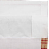 Farmstead Red Layered Valance
