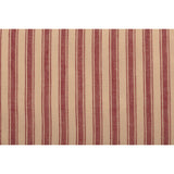Sawyer Mill Red Ticking Stripe Shower Curtain-Lange General Store