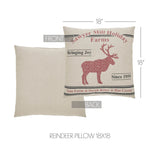 Farmstead Reindeer Pillow-Lange General Store