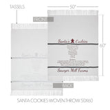 Farmstead Santa Cookies Throw-Lange General Store