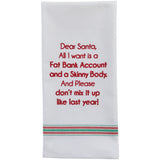 Fat Bank Account Skinny Body Dishtowel-Lange General Store