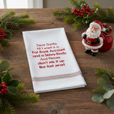 Fat Bank Account Skinny Body Dishtowel-Lange General Store