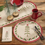 Feather Tree & Holly Table Runner-Lange General Store
