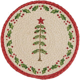 Feather Tree & Holly Trivet 8" Set of 3-Lange General Store
