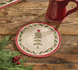 Feather Tree & Holly Trivet 8" Set of 3-Lange General Store
