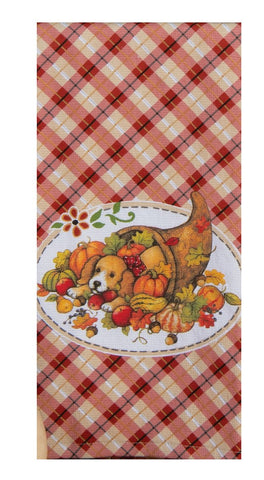 Fetching Fall Cornucopia Terry Towel-Lange General Store