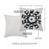 Finders Keepers Windmill Blades Pillow 9x9-Lange General Store