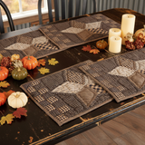 Original placemat image styled with fall accents and no dinnerware