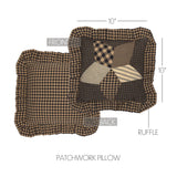 Farmhouse Star Ruffle Pillow 10"-Lange General Store