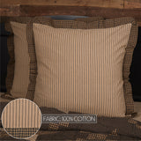 Five Point Star Ticking Stripe Euro Sham