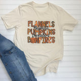 Flannels, Pumpkins, Bonfires T-Shirt-Lange General Store