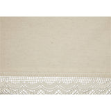 Flax and Lace Panel Curtains-Lange General Store