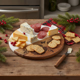 Floral Cutting Board with Spreader-Lange General Store