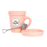 Flower Pot Mug Peach - You’re Loved-Lange General Store