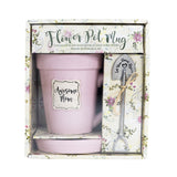 Flower Pot Mug Pink - Awesome Mom-Lange General Store