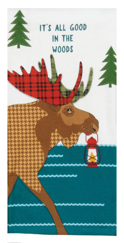 Forest Friends Moose Terry Towel-Lange General Store