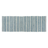 French Blue Chindi Rag Rug - 24x72 Runner-Lange General Store