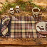 Friar Brown Plaid Placemats Set of 4