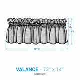 Friar Brown Plaid Valance