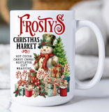 Frosty's Christmas Market Snowman Mug-Lange General Store