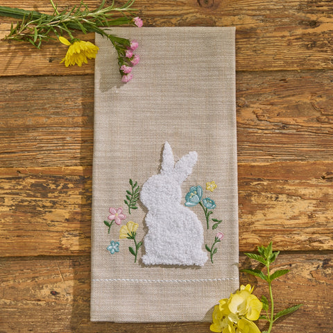 Fuzzy Bunny Dishtowel-Lange General Store