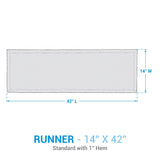 Fuzzy Bunny Table Runner 42"-Lange General Store