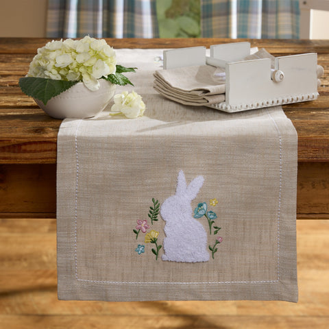 Fuzzy Bunny Table Runner 42"-Lange General Store