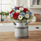 Galvanized Milk Can Utensil Crock-Lange General Store