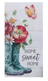 Garden Butterfly Home Sweet Home Terry Towel-Lange General Store