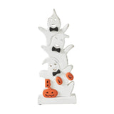 Ghost Stack BOO Wooden Figurine-Lange General Store