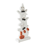 Ghost Stack BOO Wooden Figurine-Lange General Store