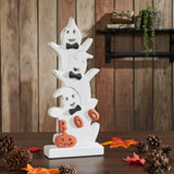 Ghost Stack BOO Wooden Figurine-Lange General Store