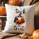 Ghosts Trick or Treat Fall Throw Pillow-Lange General Store