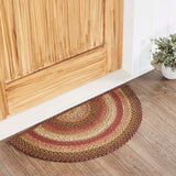 Ginger Spice Collection Braided Rugs - Oval-Lange General Store