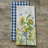 Sunny Day Floral and Gingham Towel Set-Lange General Store