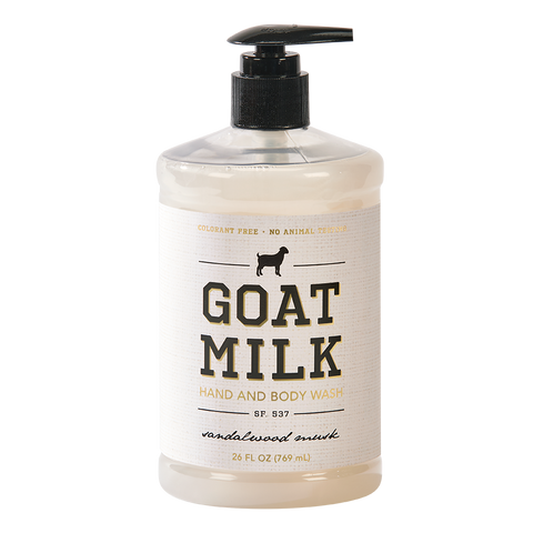 Goat Milk Hand and Body Wash - Sandalwood & Musk-Lange General Store