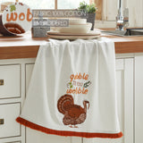 Gobble Til You Wobble Tea Towel-Lange General Store