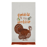 Gobble Til You Wobble Tea Towel-Lange General Store