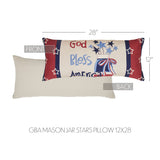 God Bless America Mason Jar Pillow-Lange General Store