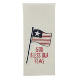 God Bless Our Flag Dish Towel-Lange General Store