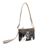 Goddess Eye Black Hairon Small Crossbody Bag-Lange General Store
