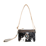 Goddess Eye Black Hairon Small Crossbody Bag-Lange General Store