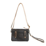 Goddess Eye Black Hairon Small Crossbody Bag-Lange General Store